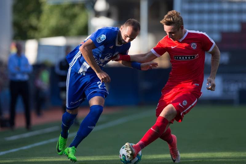 Football. HET Liga. Sigma Olomouc - Zbrojovka Brno. 20.08.2017