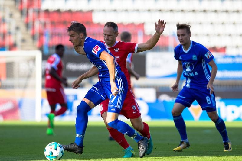 Football. HET Liga. Sigma Olomouc - Zbrojovka Brno. 20.08.2017