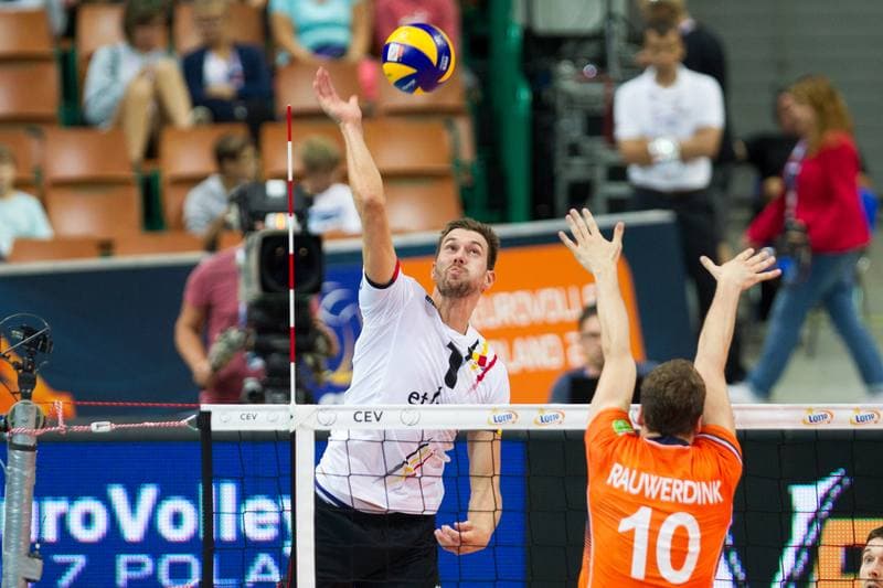 Volleyball. CEV EuroVolley. Netherlands - Belgium. 28.08.2017