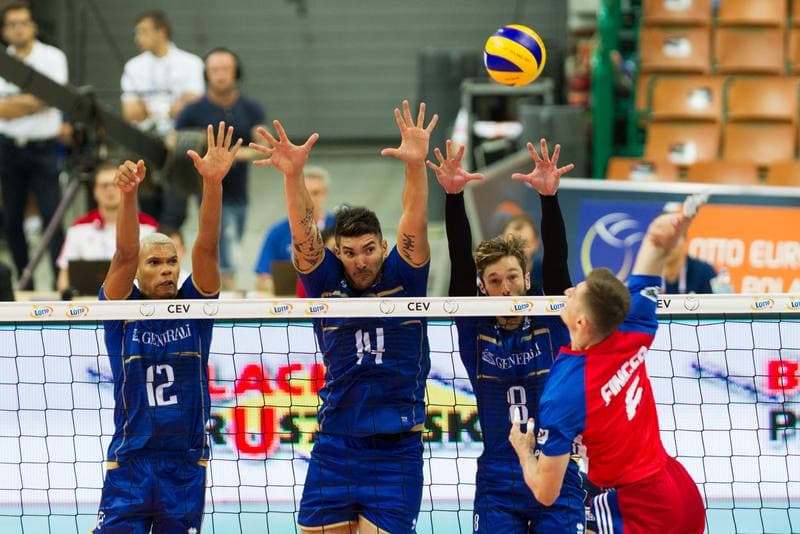 Volleyball. CEV EuroVolley. France - Czech Republic. 30.08.2017