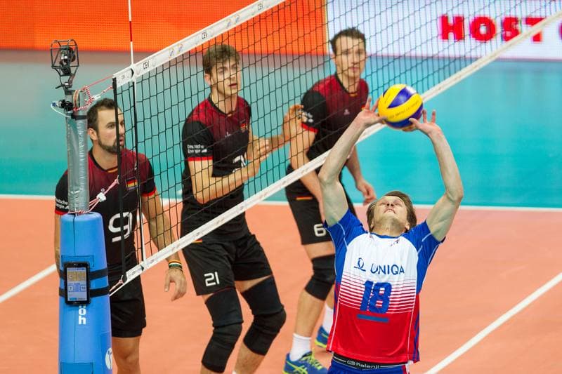 Volleyball. CEV EuroVolley. Germany - Czech Republic. 31.08.2017