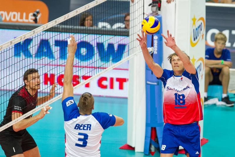 Volleyball. CEV EuroVolley. Germany - Czech Republic. 31.08.2017