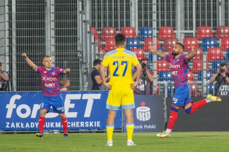 Football. UEFA Conference League. Rakow Czestochowa - FK Astana. 21.07.2022