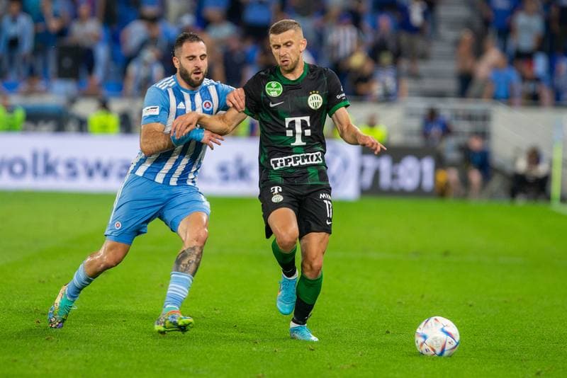 Football. UEFA Champions League. Slovan Bratislava - Ferencvaros. 27.07.2022