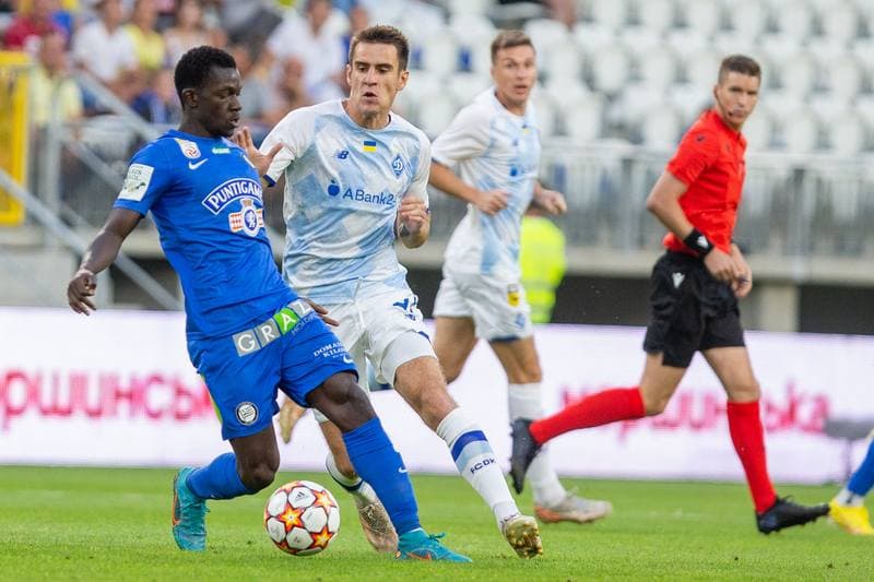 Football. UEFA Champions League. Dynamo Kyiv - Sturm Graz. 03.08.2022