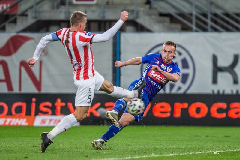 Football. PKO BP Ekstraklasa. Piast Gliwice - Cracovia Krakow. 22.02.2020