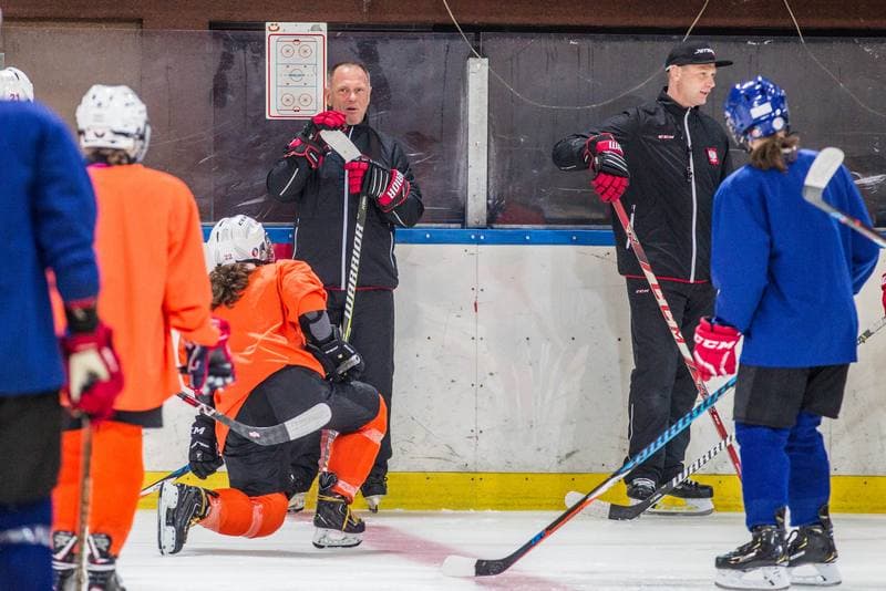 Ice Hockey. Poland national team. Training. 05.09.2019