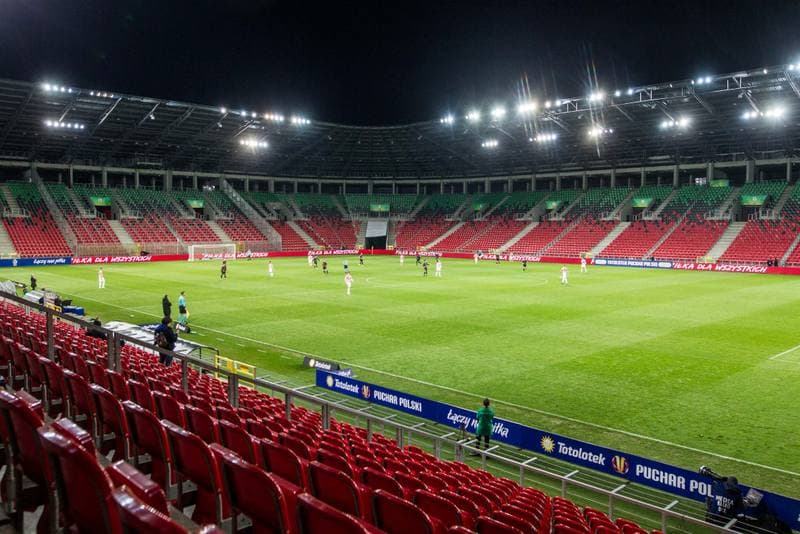 Football. Totolotek Puchar Polski. GKS Tychy - Cracovia Krakow. 10.03.2020