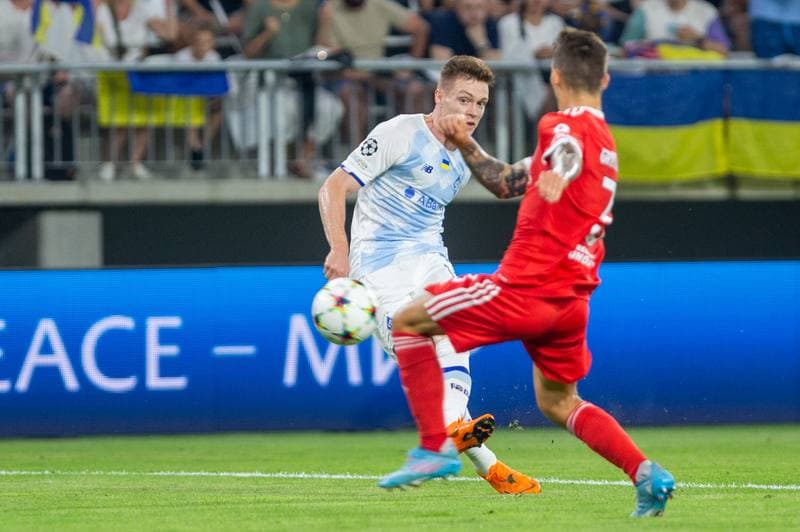 Football. UEFA Champions League. Dynamo Kyiv - Benfica. 17.08.2022