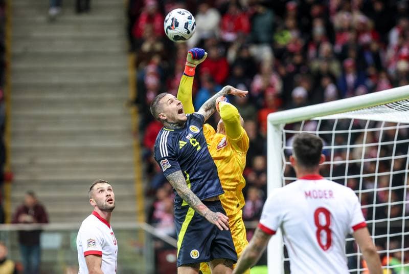 Football. UEFA Nations League. Poland - Scotland. 18.11.2024