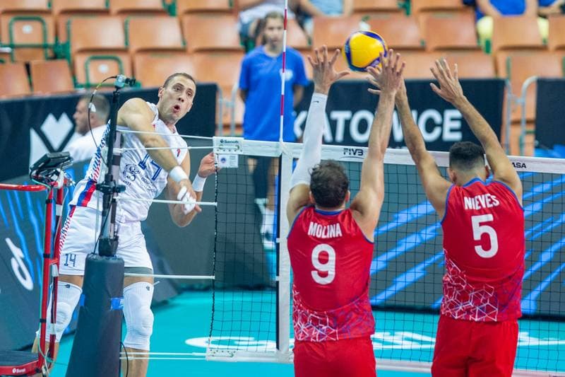 Volleyball. FIVB Men's World Championship. Serbia - Puerto Rico. 29.08.2022