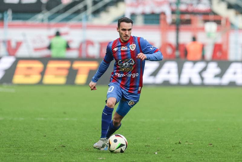Football. PKO BP Ekstraklasa. Piast Gliwice - Cracovia Krakow. 08.12.2024