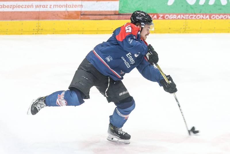 Ice Hockey. Tauron Hokej Liga. EC Bedzin Zaglebie Sosnowiec - KH Energa Torun. 19.01.2025