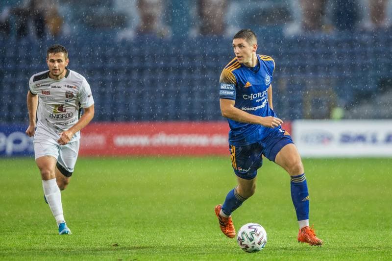 Football. III Liga. Ruch Chorzow - Piast Zmigrod. 22.08.2020