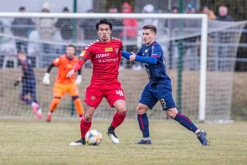 Football. Sparing. Zaglebie Sosnowiec - Odra Opole. 22.02.2020