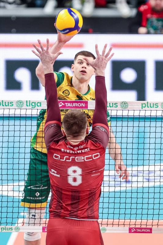 Volleyball. PlusLiga. Aluron CMC Warta Zawiercie - Asseco Resovia Rzeszow. 29.03.2025