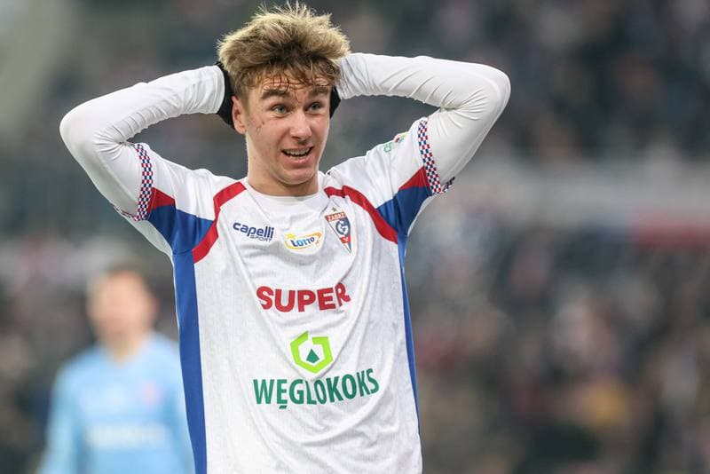 Football. PKO BP Ekstraklasa. Gornik Zabrze - Cracovia Krakow. 28.02.2025