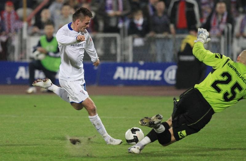 Football. I liga. Gornik Zabrze - Flota Swinoujscie. 26.03.2010