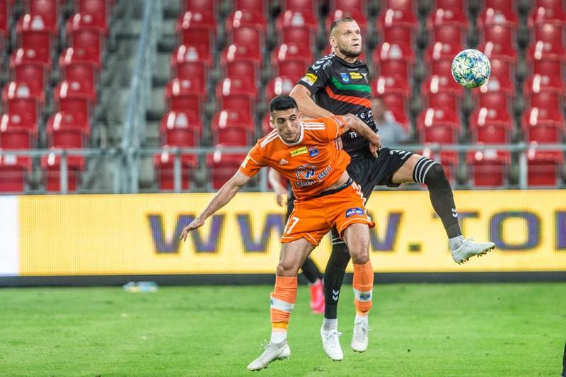 Football. Fortuna I Liga. GKS Tychy - Bruk-Bet Termalica Nieciecza. 01.07.2020