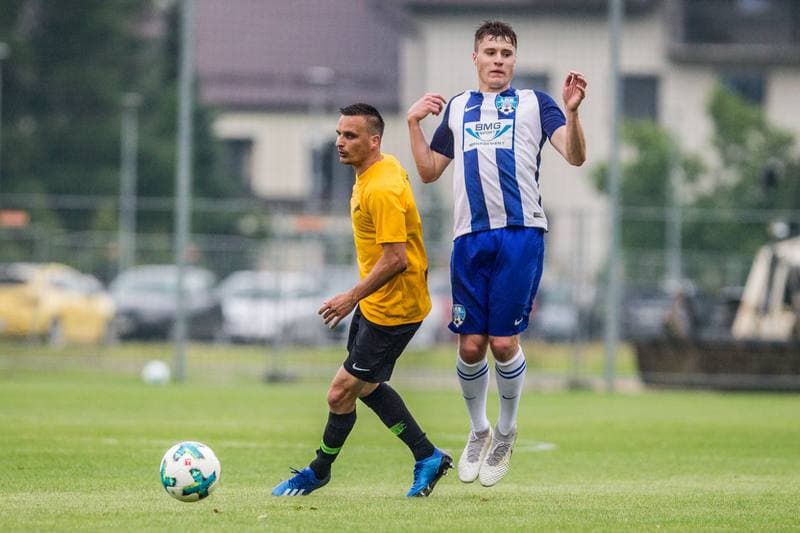 Football. Sparing. LKS Goczalkowice Zdroj - Wieczysta Krakow. 11.07.2020