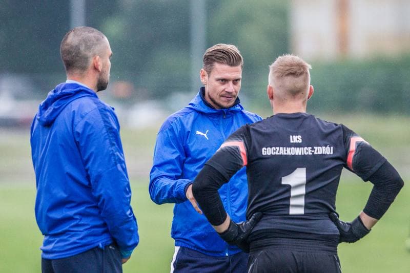 Football. Sparing. LKS Goczalkowice Zdroj - Wieczysta Krakow. 11.07.2020