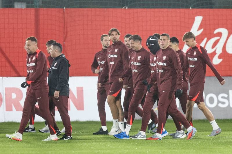 Football. Poland national team. Training. 06.10.2025