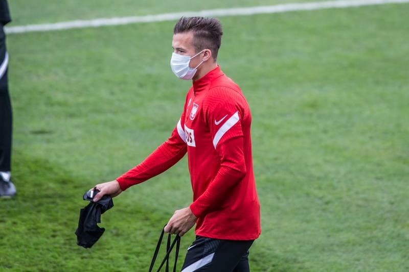 Football. Poland national team. Training. 12.11.2020