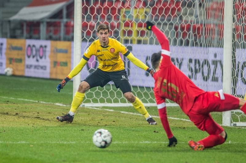 Football. Fortuna I Liga. GKS Tychy - Widzew Lodz. 03.12.2020