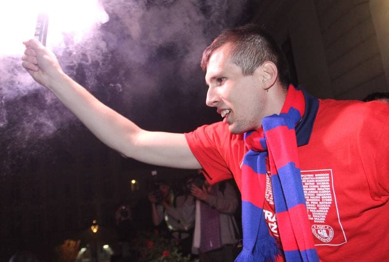 Football. Piast Gliwice. Press Conference. 27.05.2012