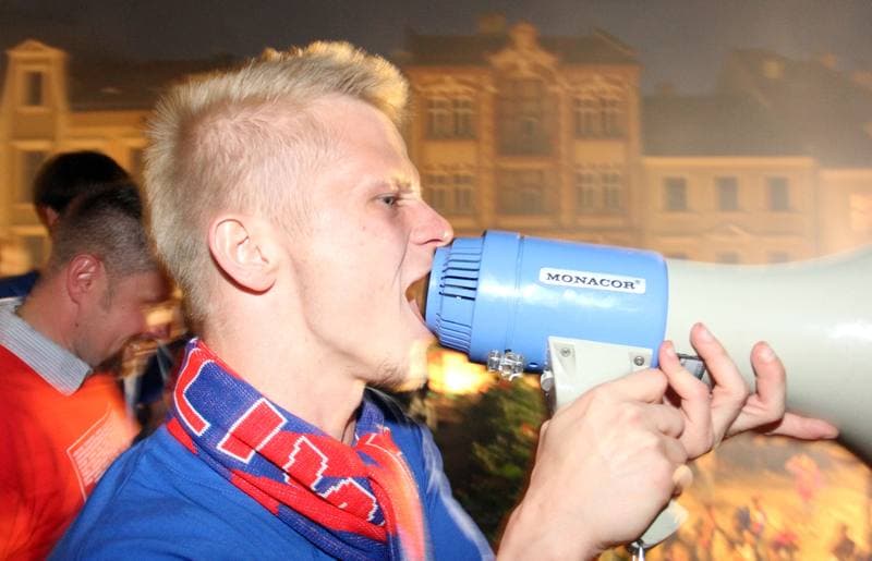 Football. Piast Gliwice. Press Conference. 27.05.2012