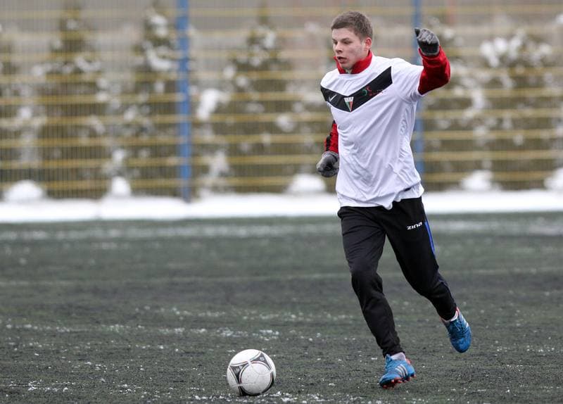Football. Tychy Sparing. GKS Tychy - Podbeskidzie Bielsko-Biala. 19.01.2013