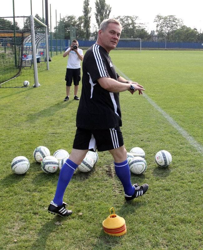Football. Ruch Chorzow. Training. 10.01.2011
