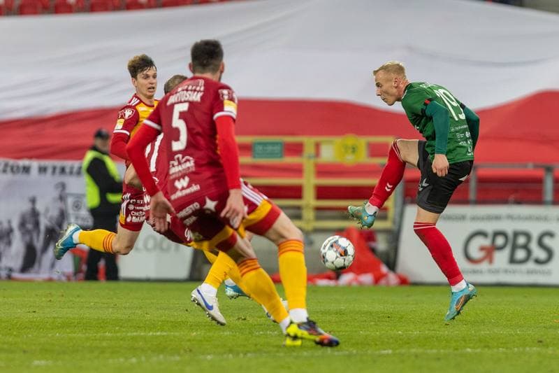 Football. Fortuna I Liga. GKS Tychy - Chojniczanka Chojnice. 11.11.2022