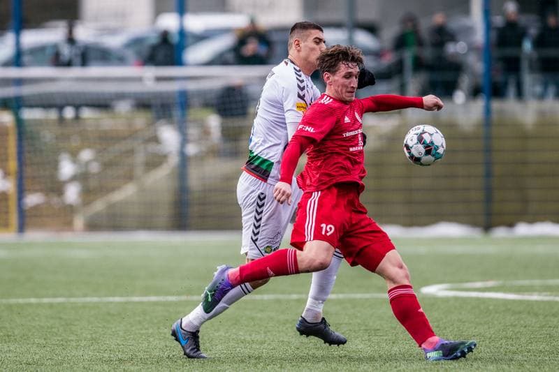 Football. Sparing. GKS Tychy - Fotbal Trinec. 23.01.2021