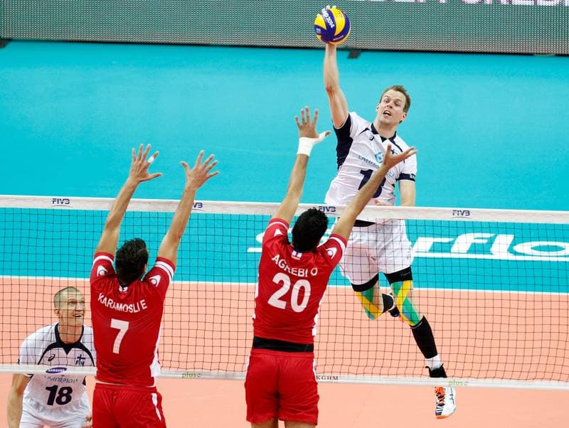 Volleyball. FIVB Men's World Championship. Tunisia - Finland. 07.09.2014