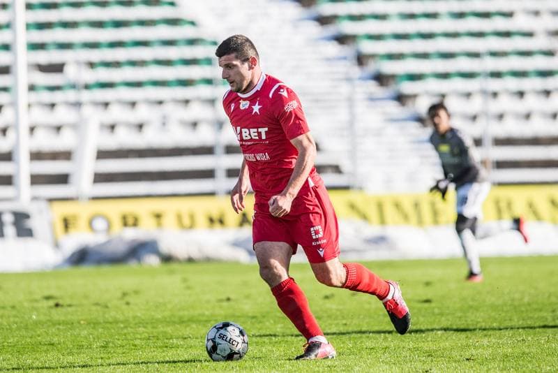 Football. Sparing. Zaglebie Sosnowiec - Wisla Krakow. 20.01.2021