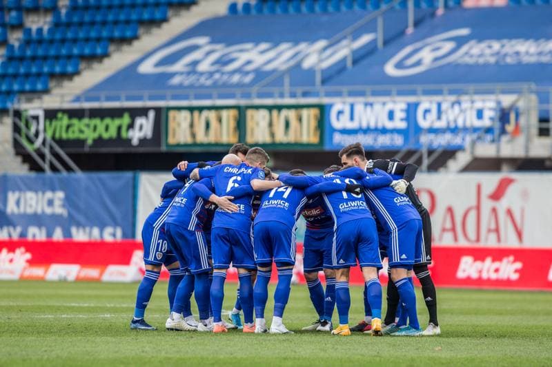 Football. PKO BP Ekstraklasa. Piast Gliwice - Slask Wroclaw. 06.02.2021
