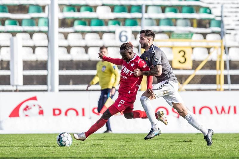 Football. Sparing. Zaglebie Sosnowiec - Wisla Krakow. 20.01.2021