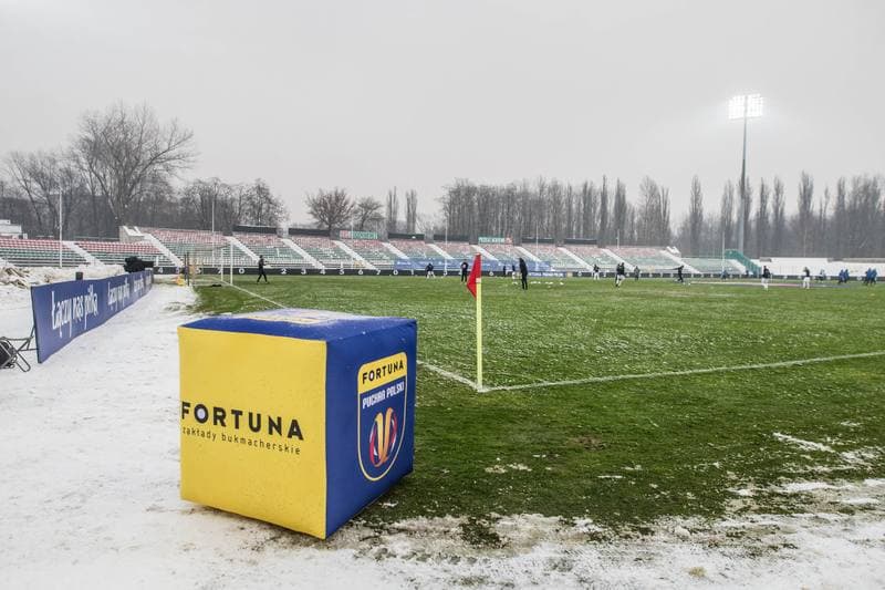 Football. Fortuna Puchar Polski. Puszcza Niepolomice - Lechia Gdansk. 09.02.2021