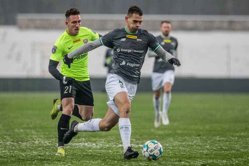 Football. Fortuna Puchar Polski. Puszcza Niepolomice - Lechia Gdansk. 07.02.2021