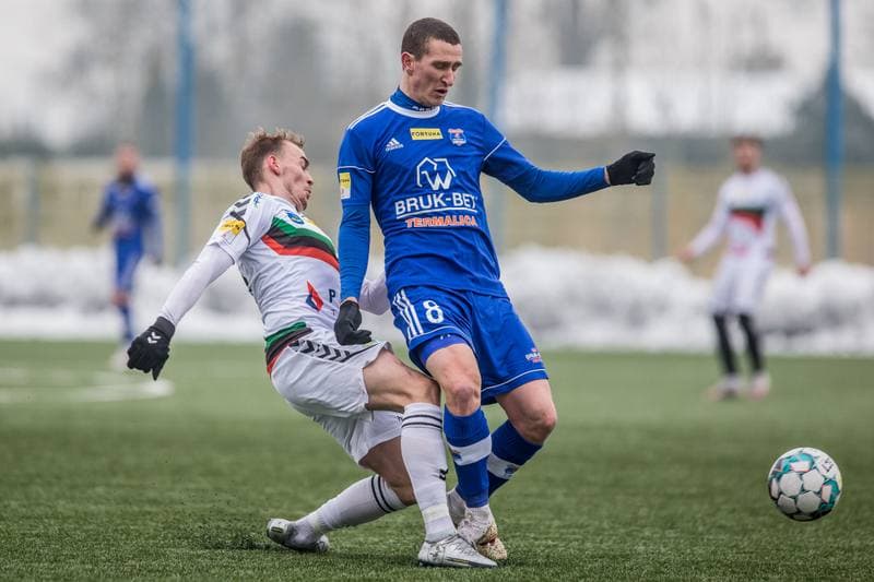Football. Sparing. GKS Tychy - Bruk-Bet Termalica Nieciecza. 10.02.2021