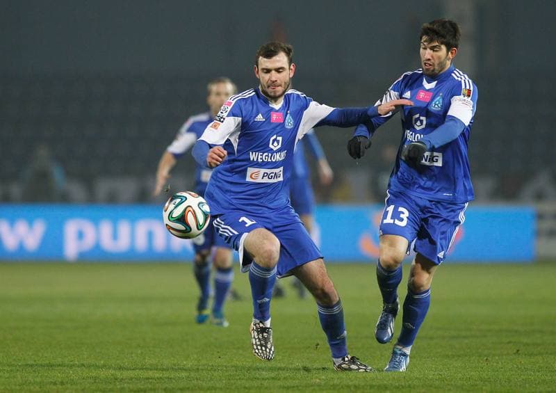 Football. T-Mobile Ekstraklasa. Ruch Chorzow - Podbeskidzie Bielsko Biala. 08.12.2014