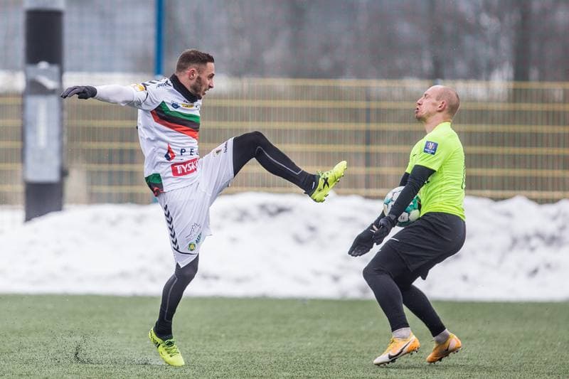 Football. Sparing. GKS Tychy - Puszcza Niepolomice. 13.02.2021