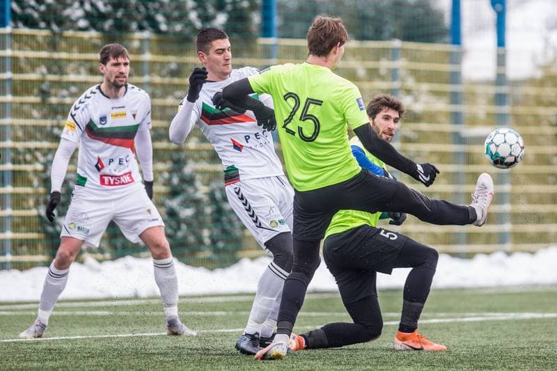 Football. Sparing. GKS Tychy - Puszcza Niepolomice. 13.02.2021