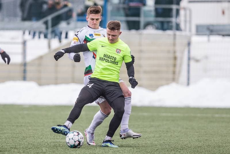 Football. Sparing. GKS Tychy - Puszcza Niepolomice. 13.02.2021