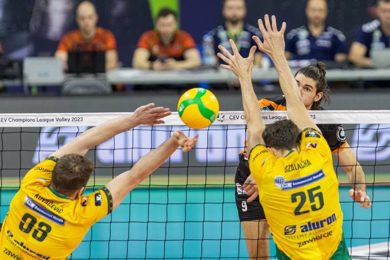 Volleyball. CEV Champions League. Aluron CMC Warta Zawiercie - Berlin Recycling Volleys. 30.11.2022