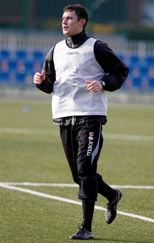 Football. GKS Katowice. Training. 07.08.2014