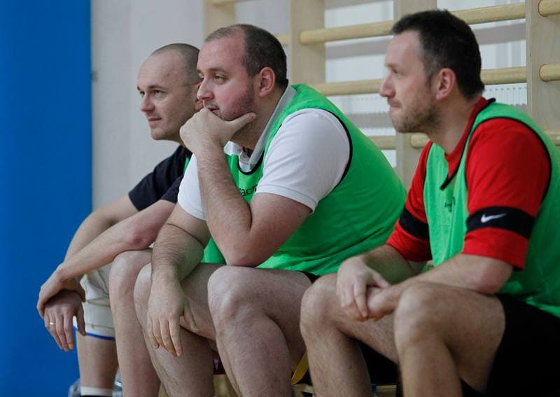 Football. GKS Katowice. Press Conference. 24.01.2015