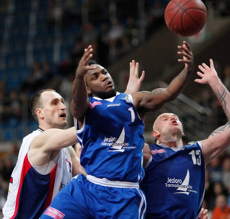 Basketball. Tauron Basket Liga. MKS Dabrowa Gornicza - Jezioro Tarnobrzeg. 07.02.2015
