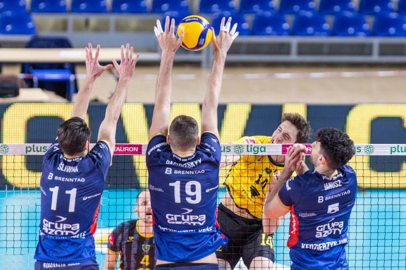Volleyball. PlusLiga. GKS Katowice - Grupa Azoty ZAKSA Kedzierzyn-Kozle. 08.12.2022